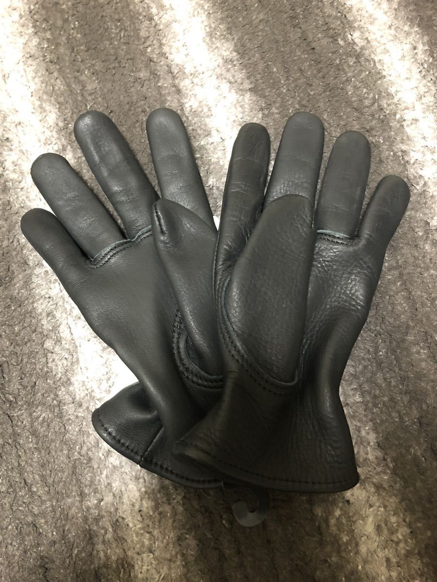 CHURCHILL ディアスキン グローブ M 黒 USA製　チャーチル CHURCHILL ディアスキン グローブ M 黒 USA製 チャーチル Leather