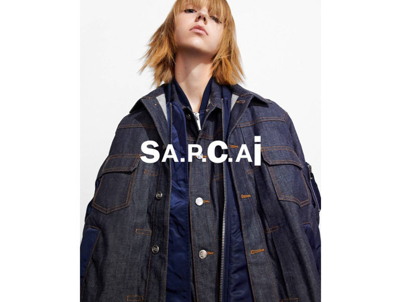 新品 定価88000円 21SS sacai A.P.C. EIMI DENIM JACKET MA-1