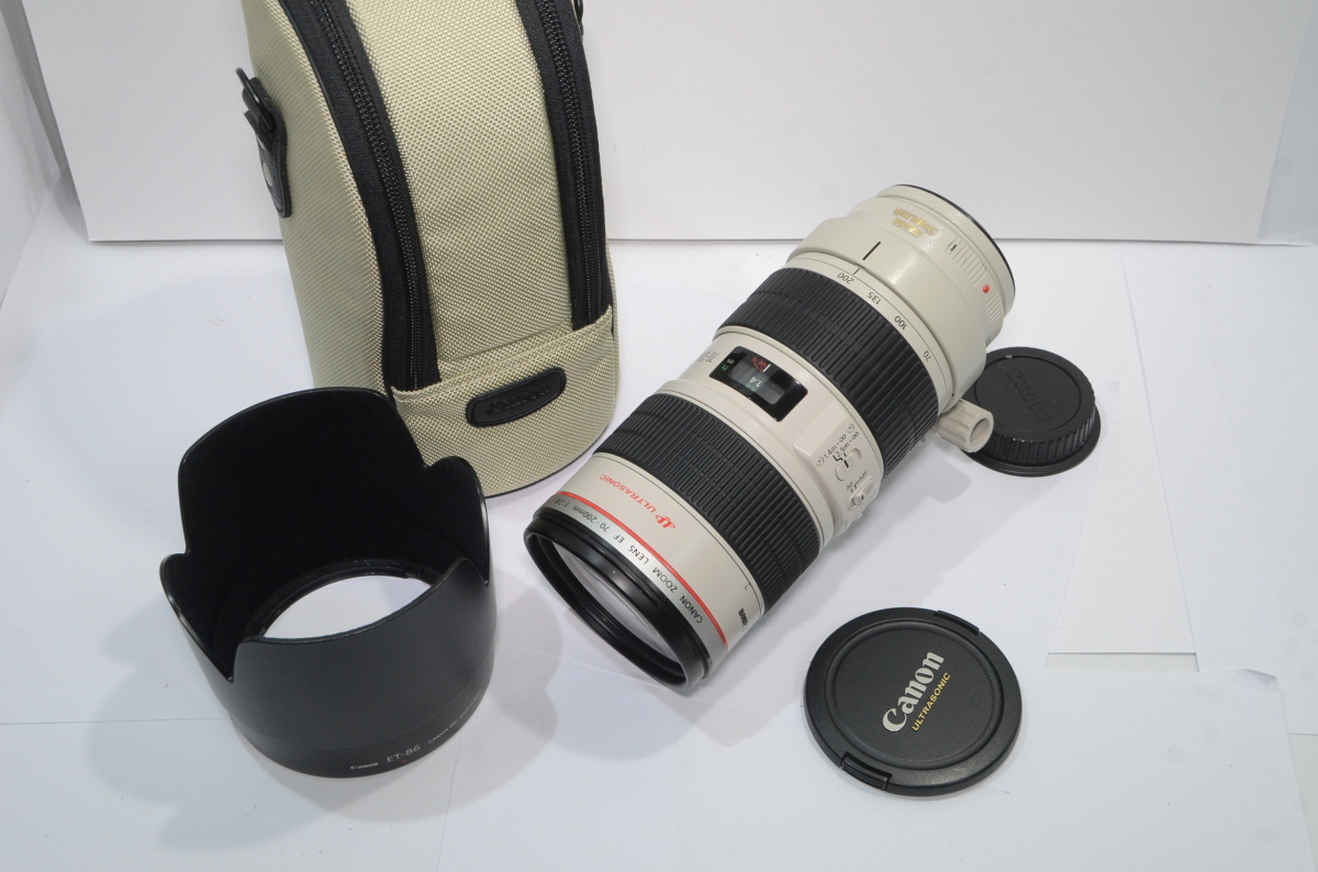 70-200mm Canon USM Lens EF IS f⁄2.8L L for II - f⁄2.8