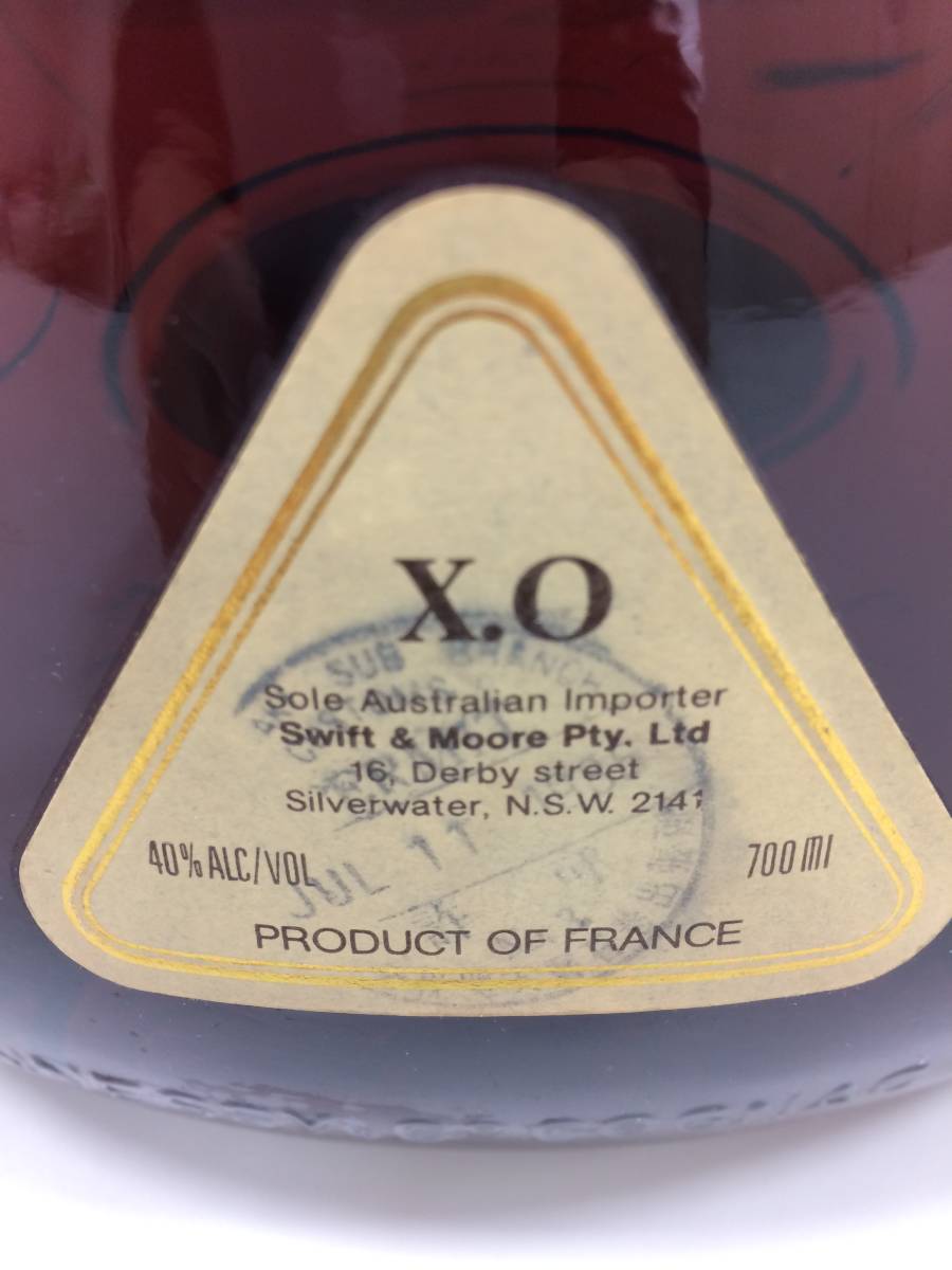 ヘネシー XO 旧ボトル 金キャップ Hennessy ヘネシーXO グリーンボトル