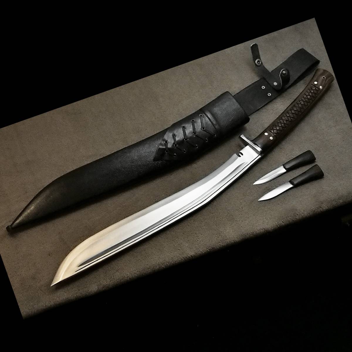 全長71cm 大型 ダブルハンドル ククリナイフ グルカ マチェット 