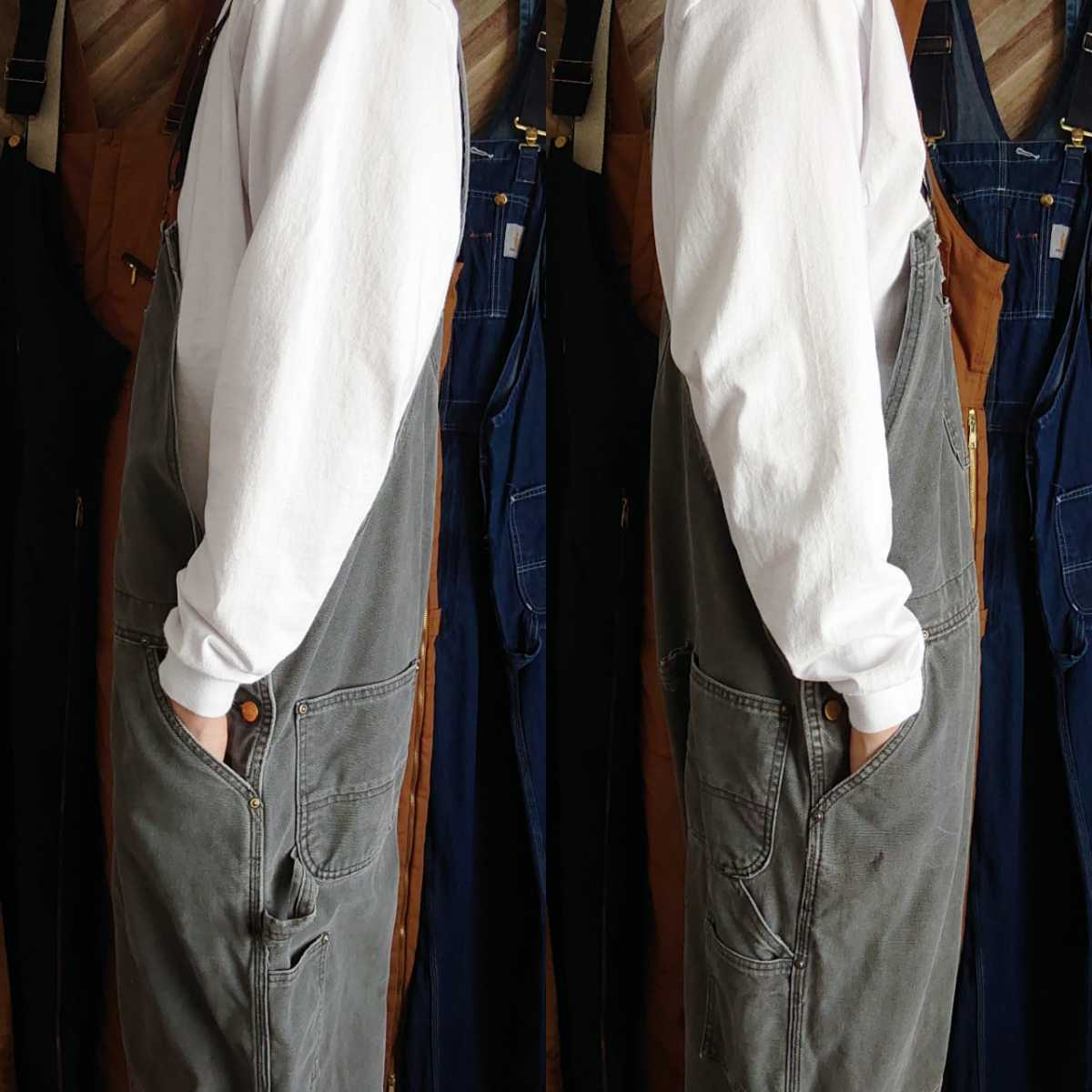 80s ビンテージ Carhartt カーハート ダブルニーオーバーオール 古着