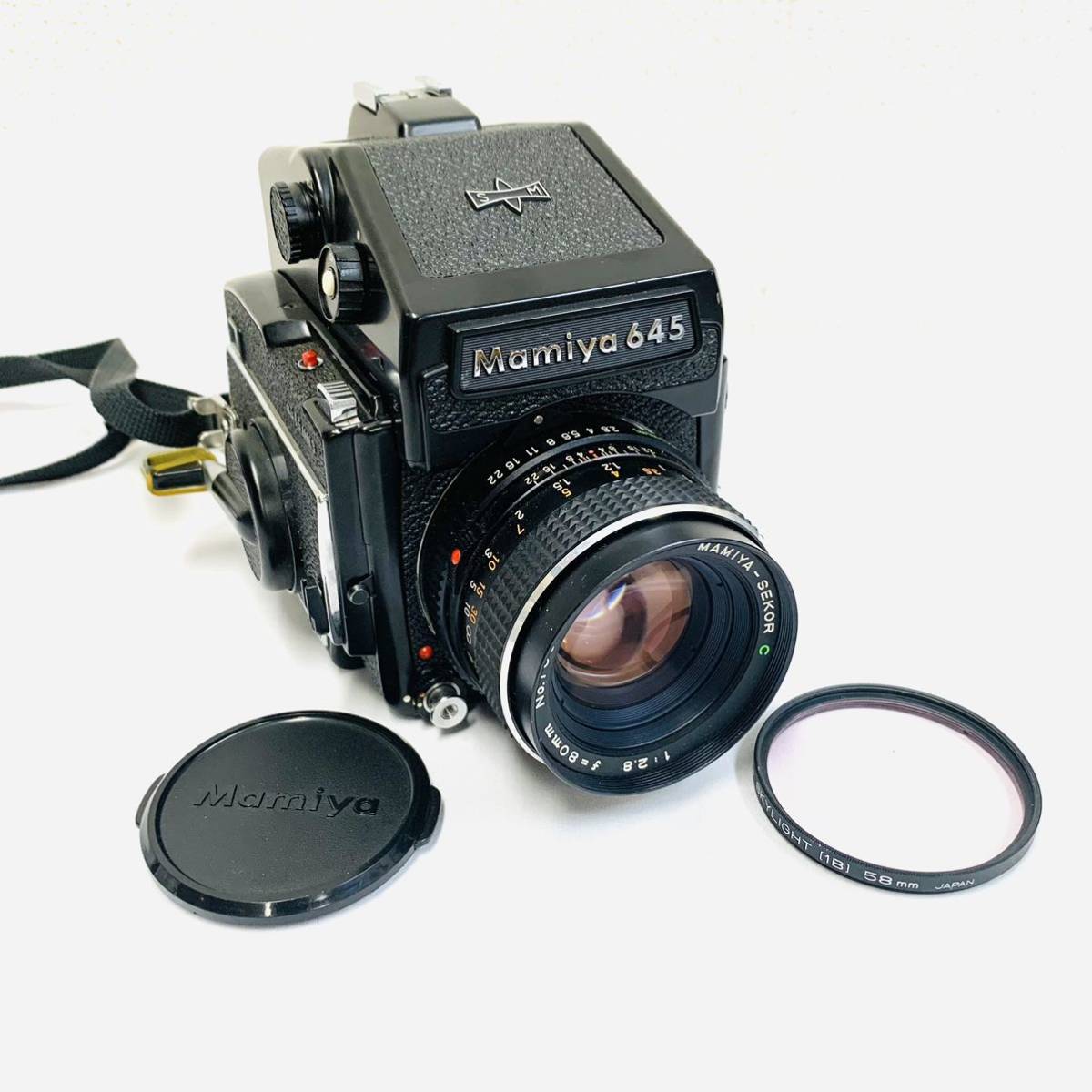 MAMIYA 645 1000S SEKKOR-C 80mm F2.8 プリズムファインダー マミヤ 中