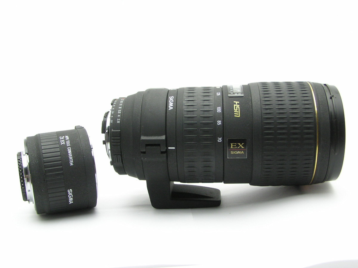 本物保証 ★ハローカメラ★7165 Nikon用 EX SIGMA (70-200mm F2.8 D APO).(APO TELE CONVERTER 2X EX 難有 動作品 現状 1円スタ－ト 即決あり
