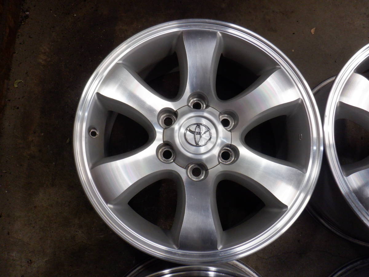 ハイエース 120系プラド 17インチ 純正ホイール 流用 120系