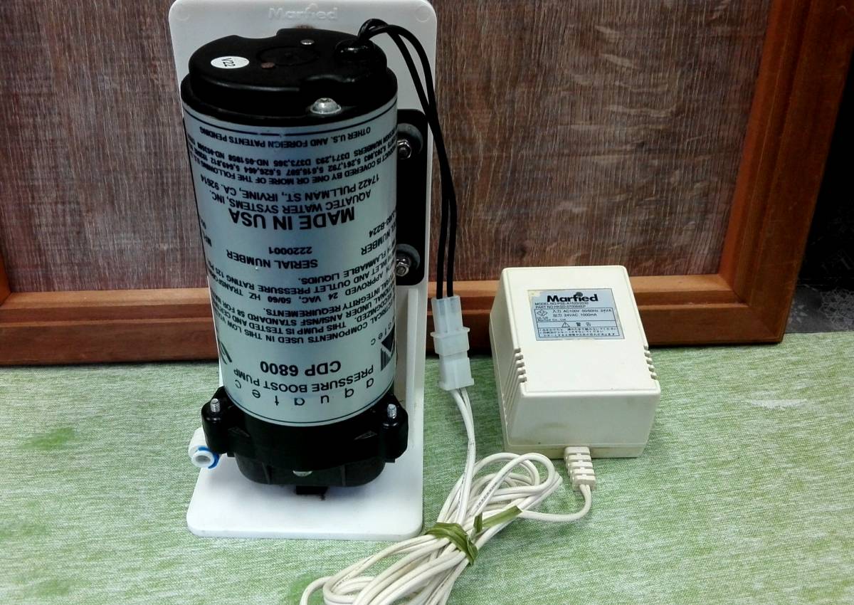 OASISAQUA店舗使用マーフィード R/O用加圧ポンプ 中古品 - 株式会社マー