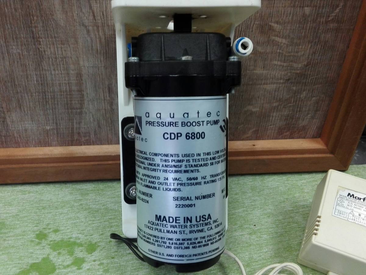 OASISAQUA店舗使用マーフィード R/O用加圧ポンプ 中古品 - 株式会社マー