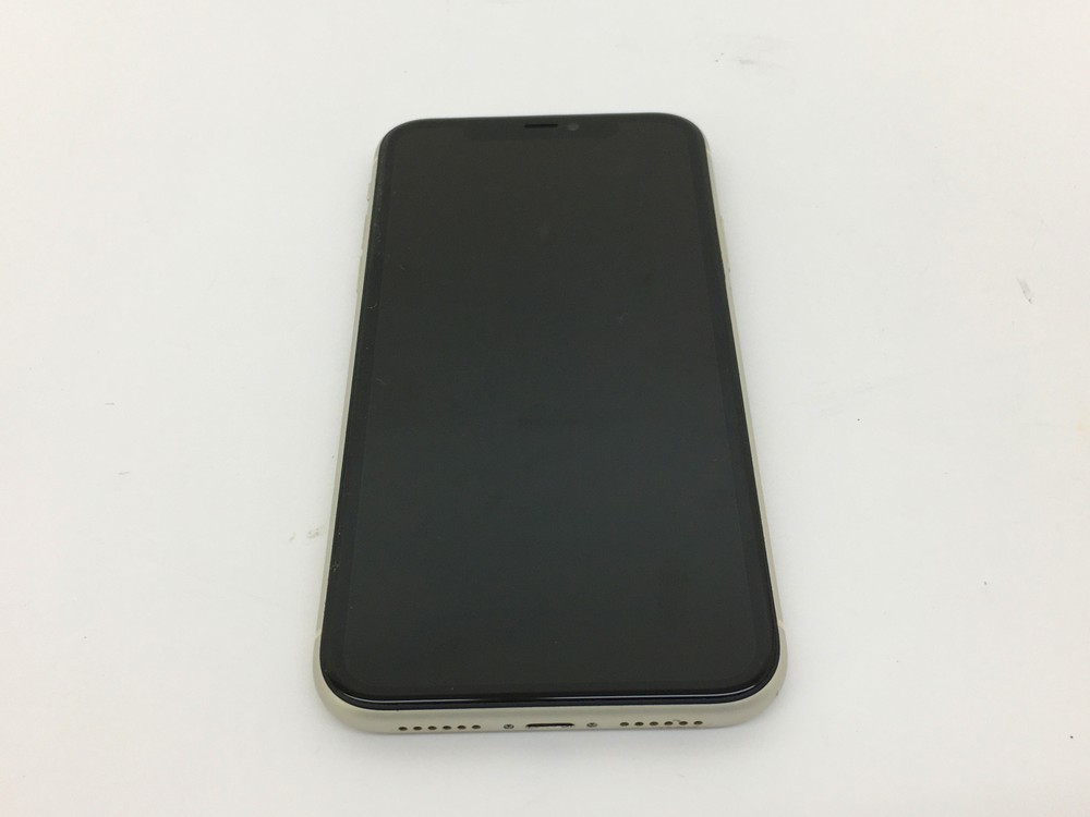○【同梱不可】中古品 Apple iPhone 11 128GB ホワイト SIMフリー