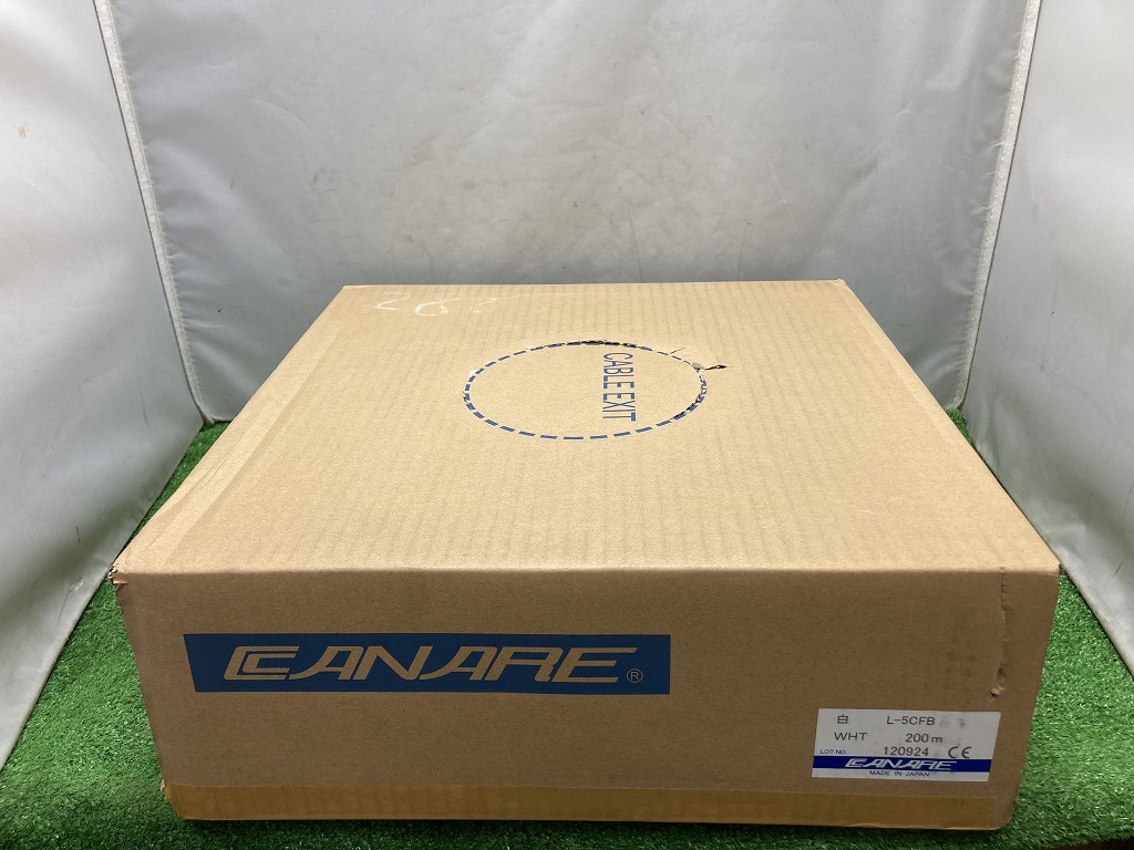 未使用 CANARE カナレ 同軸ケーブル 200m 白 L-5CFB-200 【4 未使用 CANARE カナレ 同軸ケーブル 200m 白 L-5CFB-200 【4