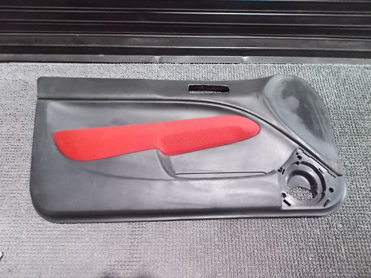 ★激安!★EK9 シビック TypeR タイプR 純正 ノーマル フロント ドア内張り 内装 左 助手席側 83559-ST7-A 赤 レッド / 2N12-952