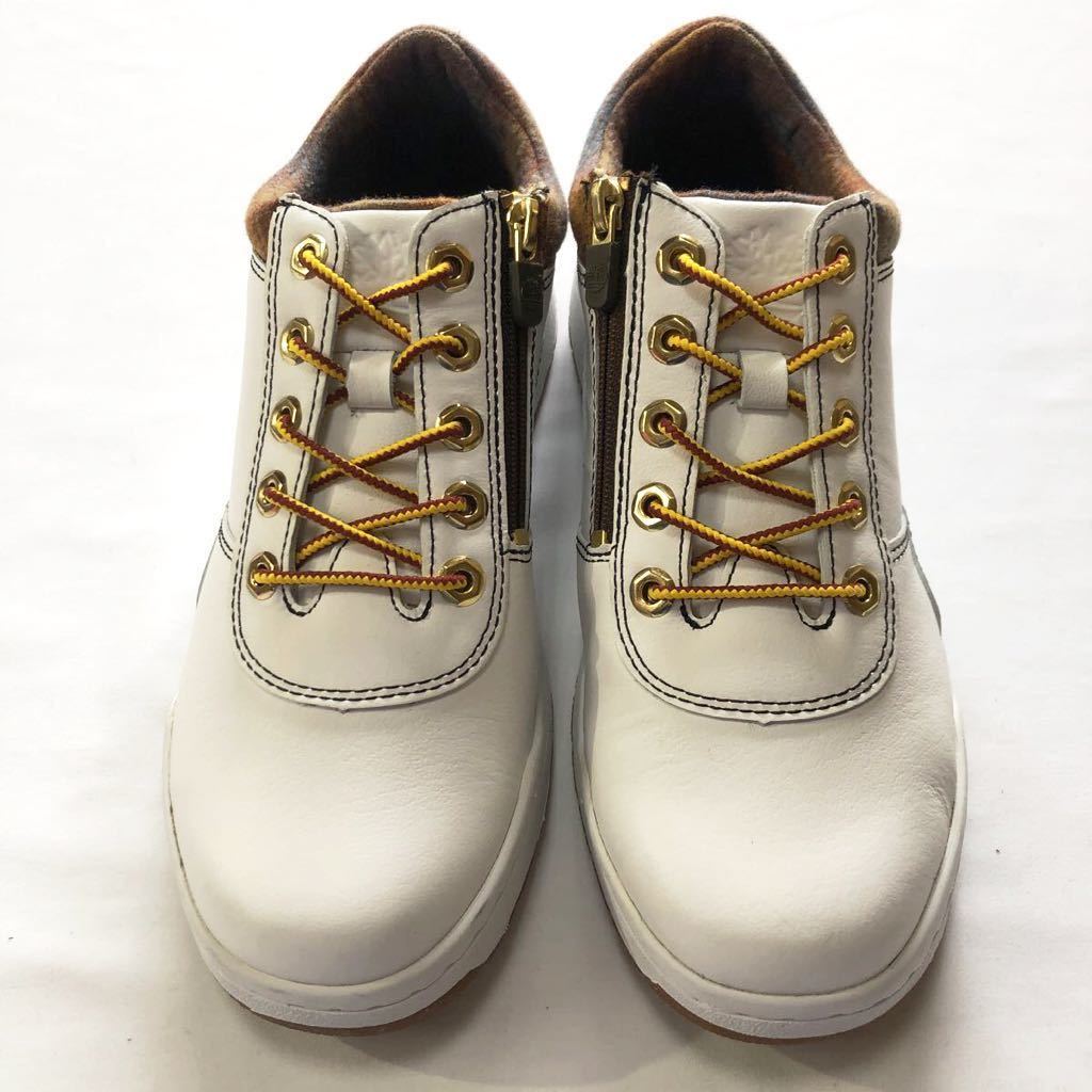 未使用品☆Timberland×PENDLETON ブーツスニーカー 25cm 白