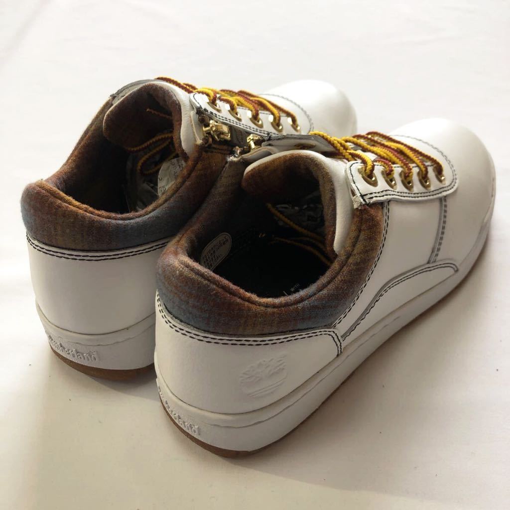 未使用品☆Timberland×PENDLETON ブーツスニーカー 25cm 白