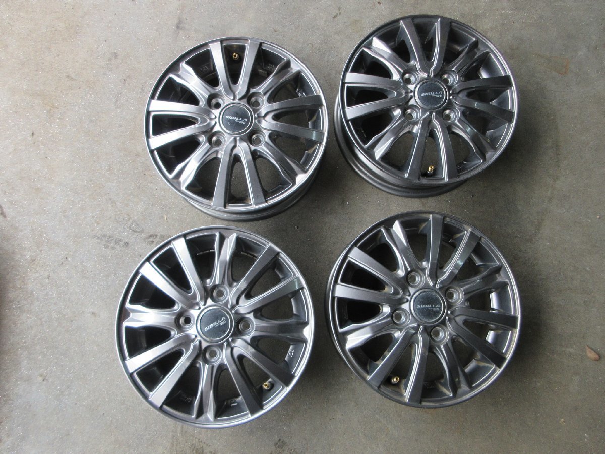 ADVAN SF 13インチ 5.5J 4H 114.3 +20 旧車ホイール センター
