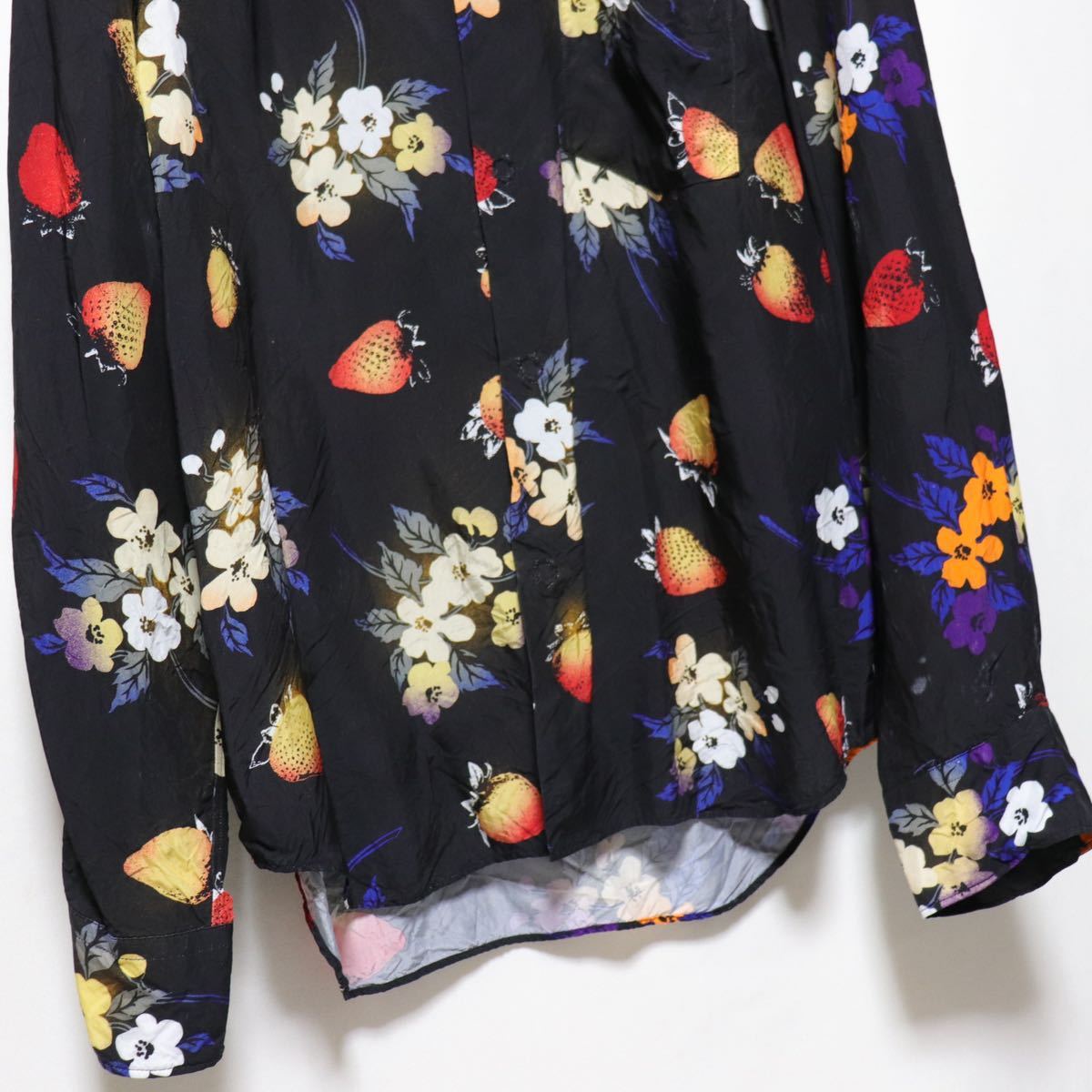 希少【tricot comme des garcons】AD2004 archive/いちご柄 シャツ 