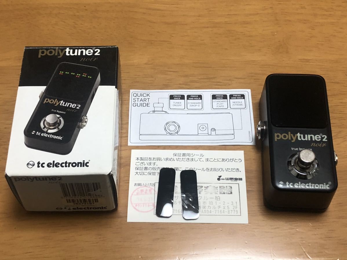ギター polytune2 mini noir TC Electronic Unveils the PolyTune 2