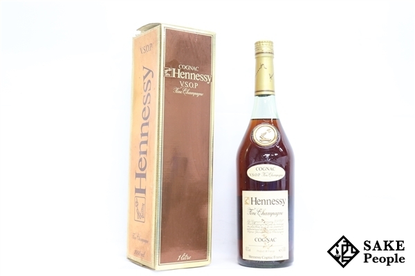 ヘネシー VSOP スリムボトル グリーンボトル 1000ml 飲料・酒 1000ml