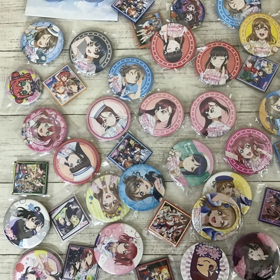 現状】ラブライブ!サンシャイン!! 缶バッジ まとめ売り 渡辺曜 国木田