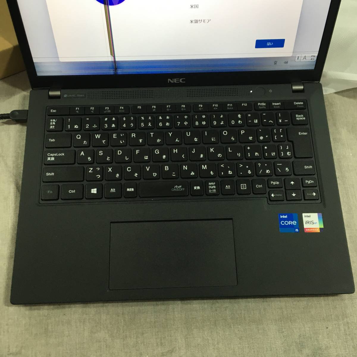 現状品 ジャンク品 NEC ノートパソコン 13.3インチFHD LAVIE Direct 