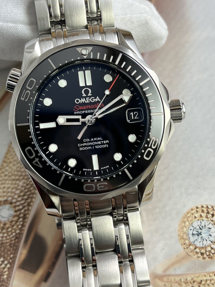 Omega オメガ シーマスター メンズ腕時計 自動巻き 300m 212 30 36 01 002 300m 売買されたオークション情報 Yahooの商品情報をアーカイブ公開 オークファン Aucfan Com