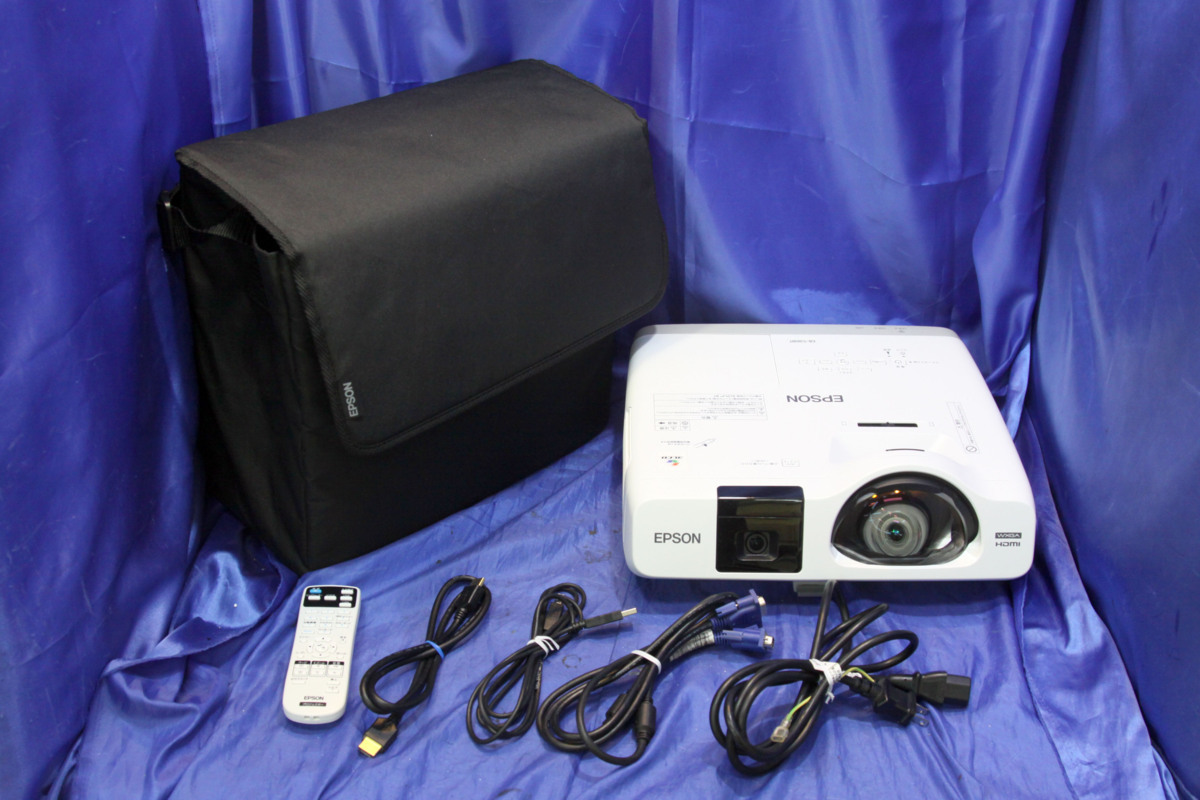テレビ&frasl;映像機器 EPSON LCD PROJECTOR EB-536WT リモコンなし