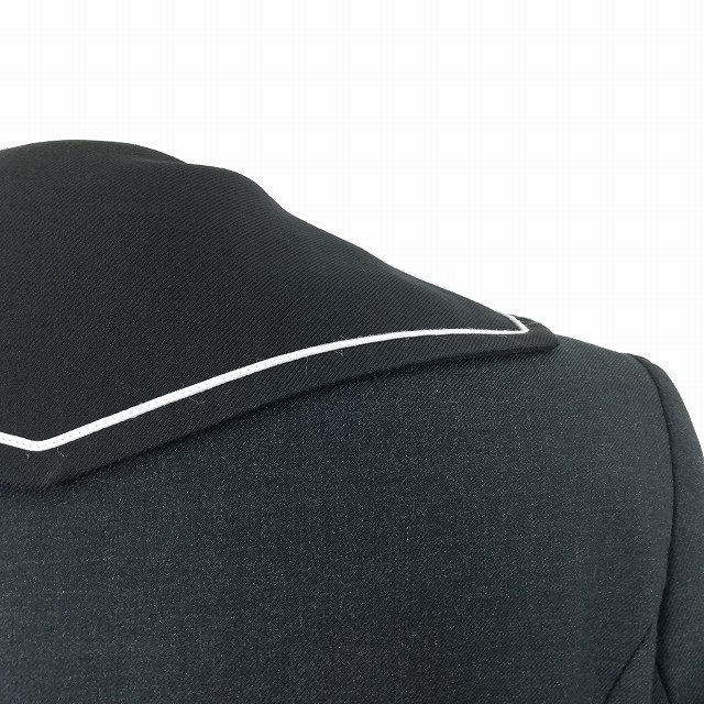 1円 イートン セーラーベスト スカート 上下3点セット 指定 3L 大きいサイズ 冬物 長袖 女子 大阪国際大和田中学 中古 ランクB EY6503_3