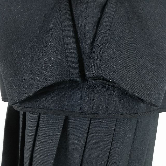 1円 イートン セーラーベスト スカート 上下3点セット 指定 3L 大きいサイズ 冬物 長袖 女子 大阪国際大和田中学 中古 ランクB EY6503_4