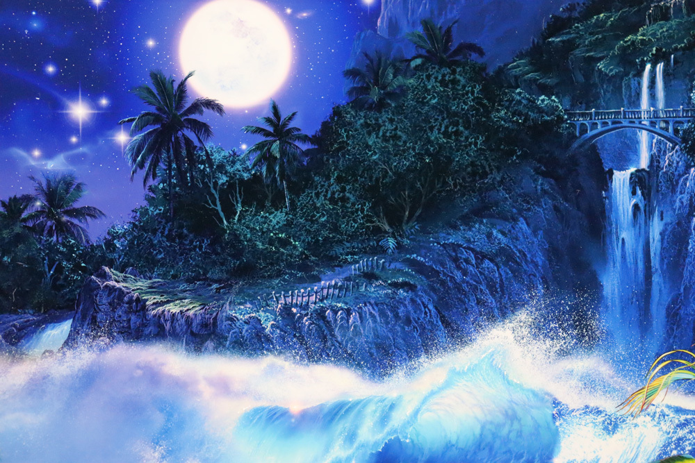 必見 ラッセン シーサイドサプライズ ディズニー アリエル 海 夜景 滝 版画 売買されたオークション情報 Yahooの商品情報をアーカイブ公開 オークファン Aucfan Com