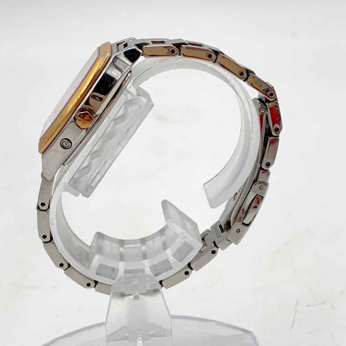 稼働品 SEIKO ルキア 3B51-0AE0 電波ソーラー 腕時計 ネイビー調 SEIKO ルキア 3B51-0AE0 電波ソーラー コンビカラー 腕時計 ソーラー