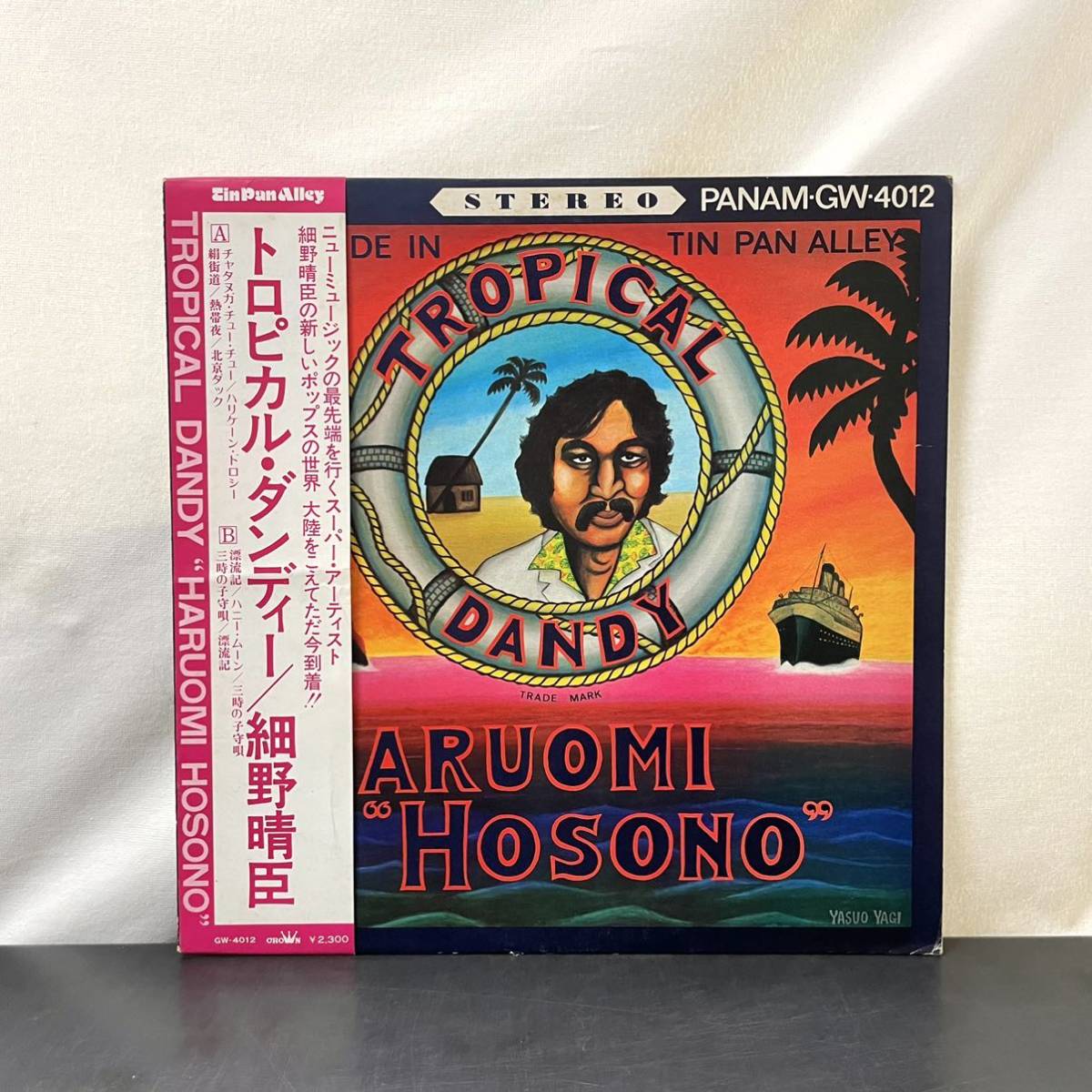 ☆LP☆初回帯付☆オリジナル盤☆美盤☆細野晴臣 トロピカル 