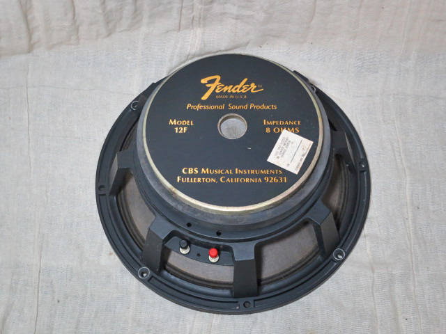 fender 12インチ ギターアンプ用スピーカー 12F 8Ω動作品 EVM-12L 