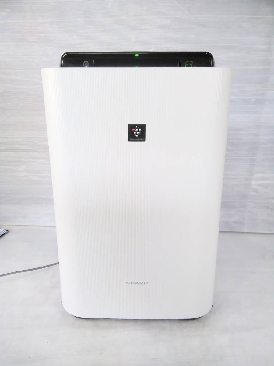 【美品】SHARP シャープ 加湿空気清浄機 KC-G50-W プラズマクラスター 空気清浄 ホワイト 2019年製