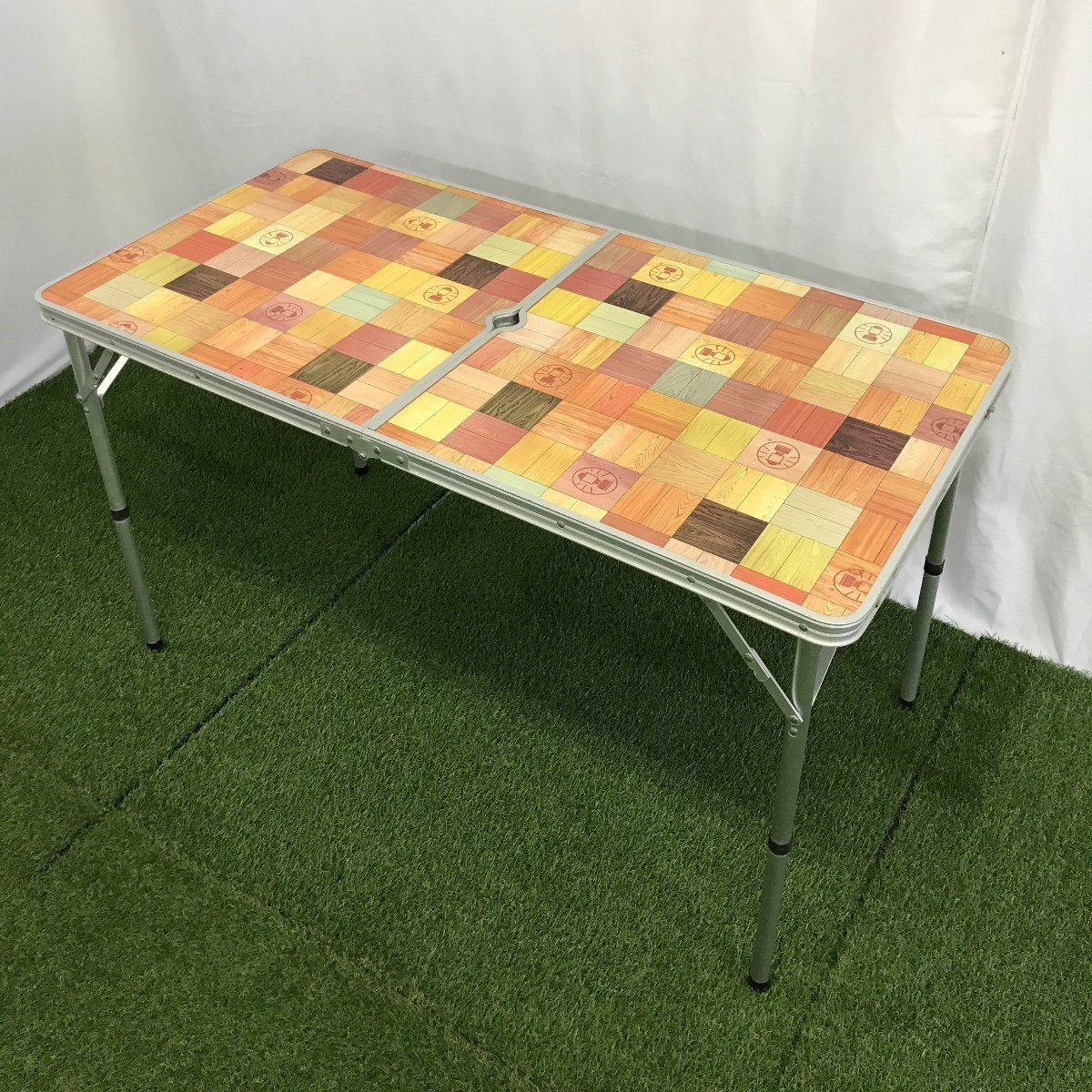 コールマン Coleman モザイク テーブル 120 袋付　キャンプ Coleman ナチュラルモザイクリビングテーブル120 アウトドア キャンプ