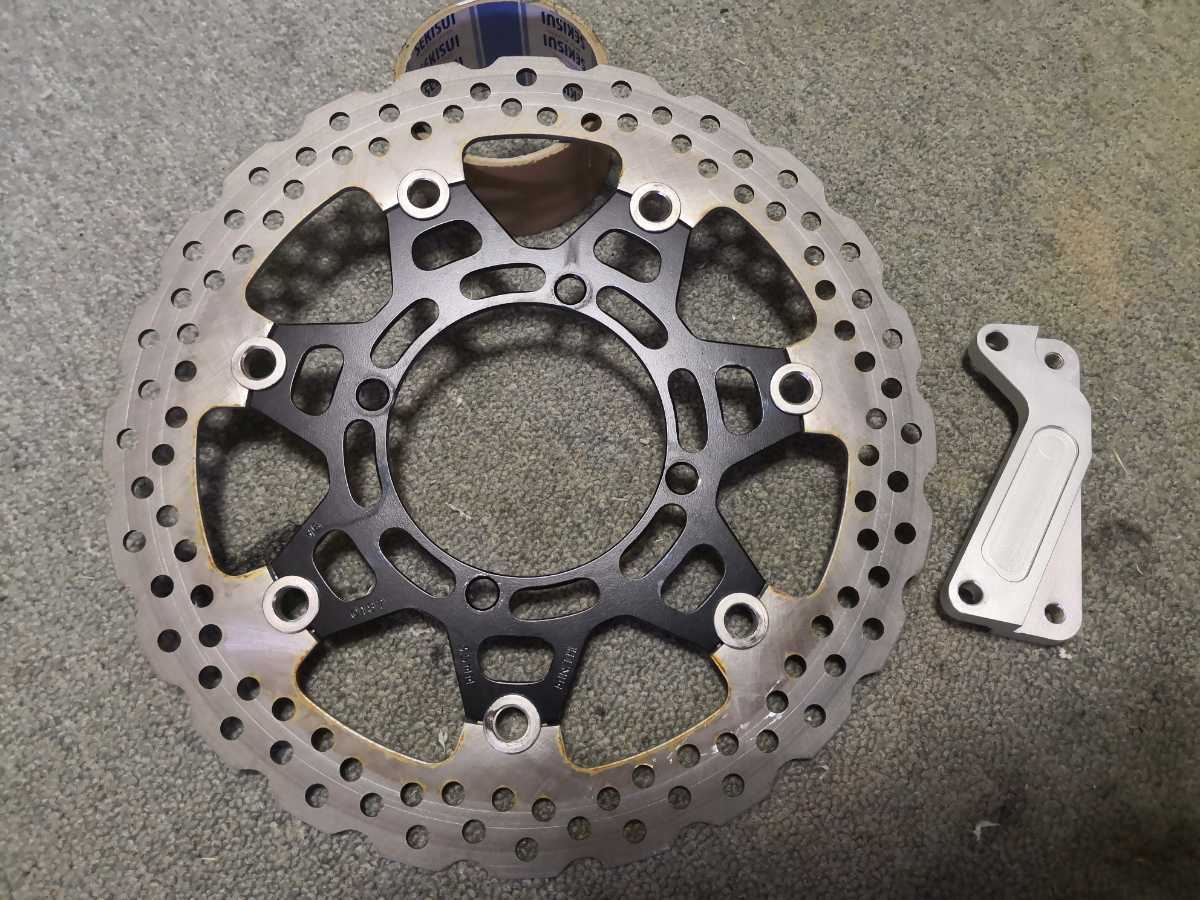 Dトラッカー250 KLX250 DトラッカーX300ミリ純正ブレーキディスク K&T