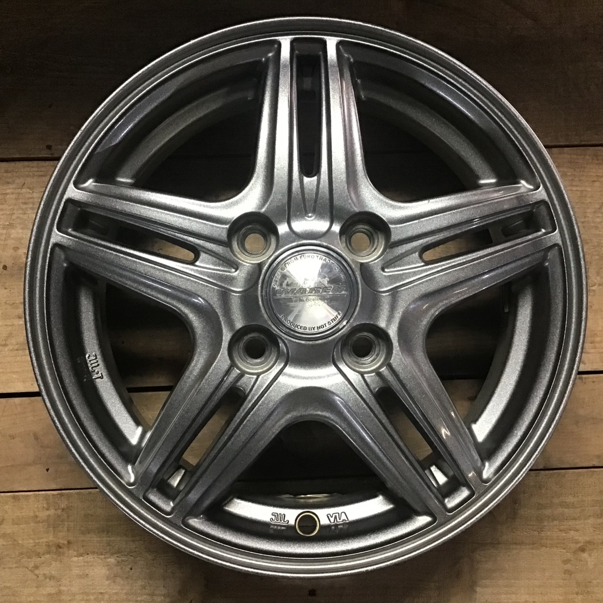 アルミ ホイール 13インチ 4本 WAREN 社外 13×4,00B 4穴 INSET 43 PCD 