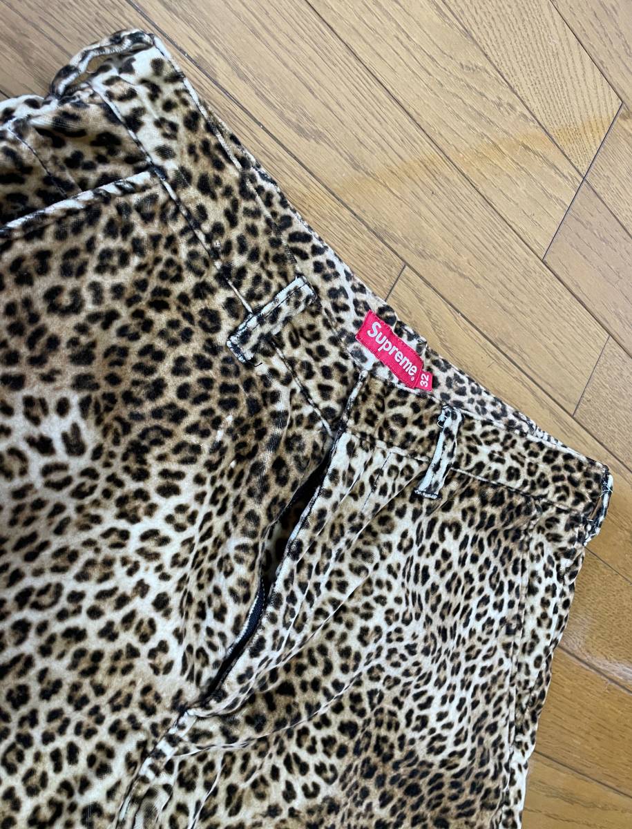 SUPREMEシュプリームの限定レオパードのショーツ 豹柄ハーフパンツ