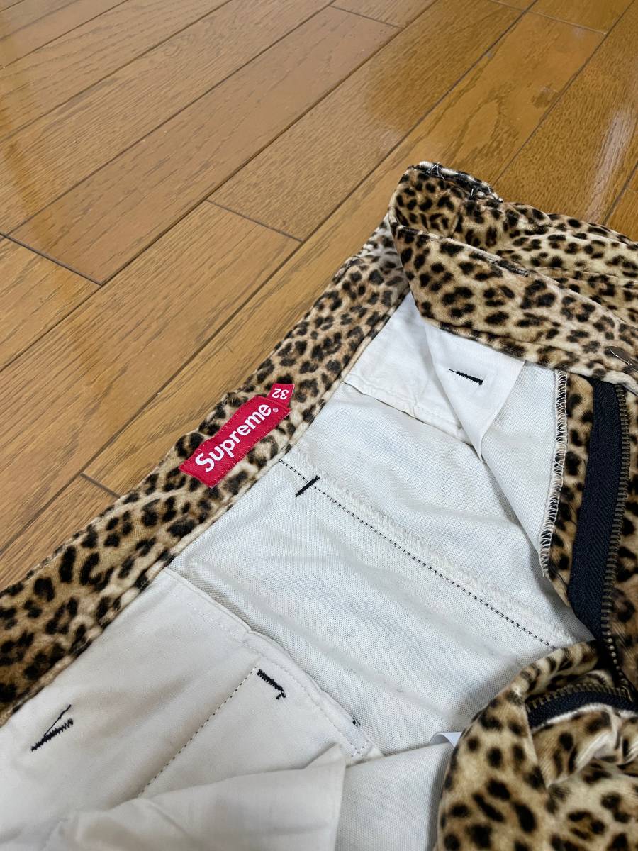 SUPREMEシュプリームの限定レオパードのショーツ 豹柄ハーフパンツ
