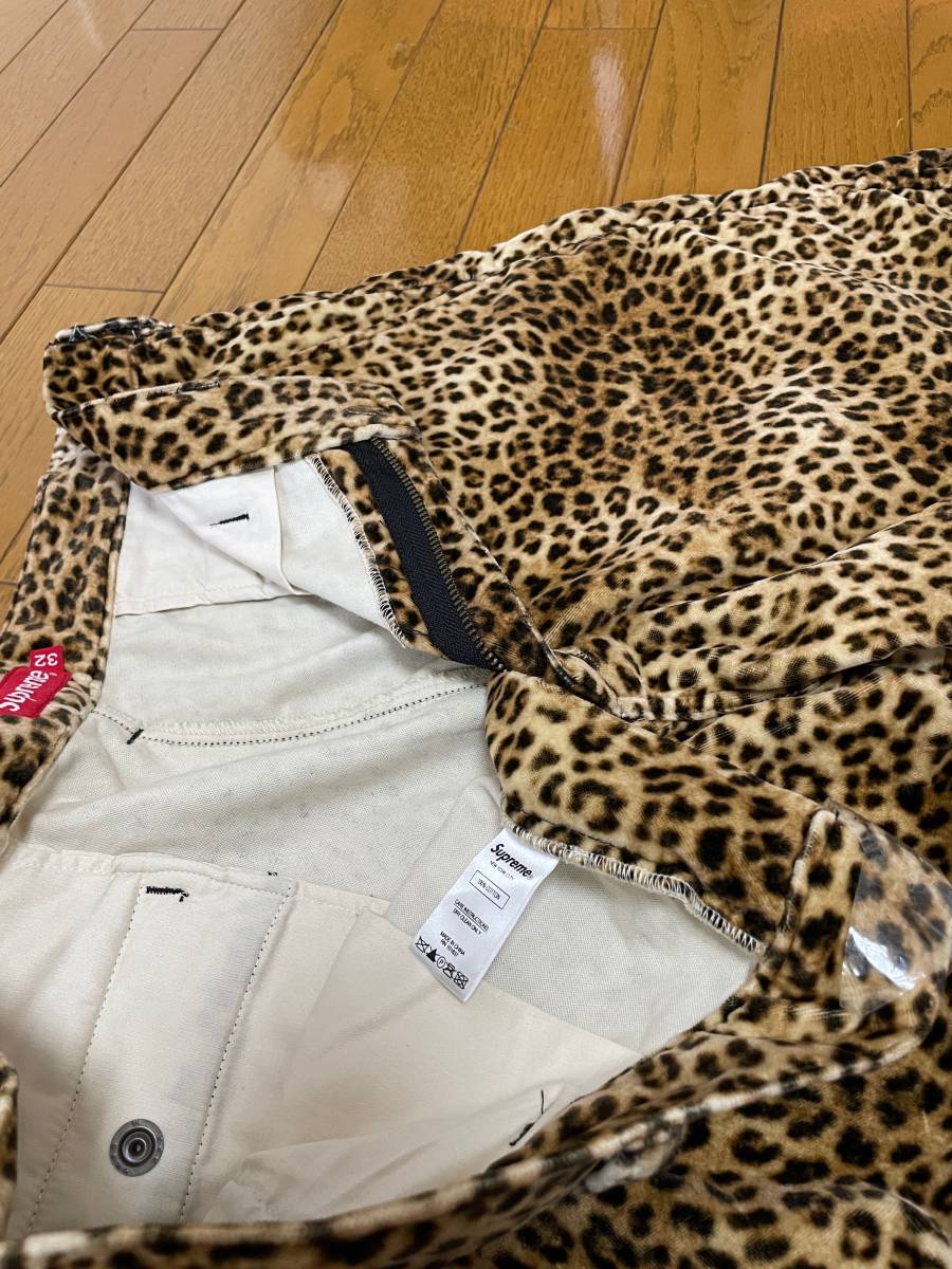SUPREMEシュプリームの限定レオパードのショーツ 豹柄ハーフパンツ
