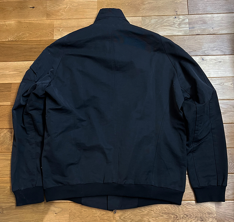 JULIUS SPRING-SUMMER 2017 COLLECTION JATTE NECK BOMBER JACKET 型番:577BLM1-BK COLOR:BLACK SIZE:3