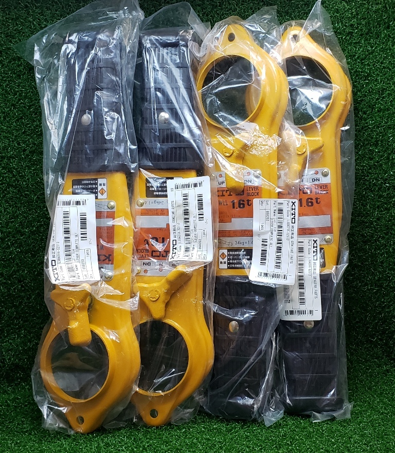 新品 大き 未使用品 キトーレバーブロック 1,6t