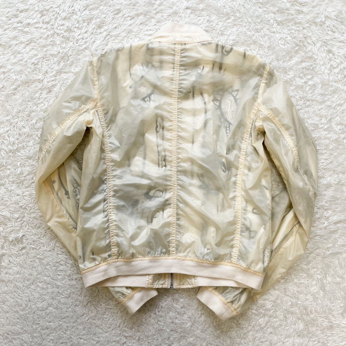 美品『ド派手な裏柄』ディーゼル DIESEL ナイロンジャケット 