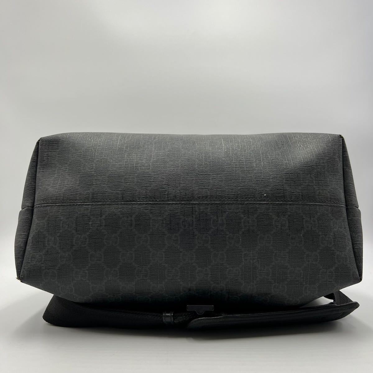 1円【至高の逸品 希少】 GUCCI グッチ 2wayトートバッグ PVC レザー GG 