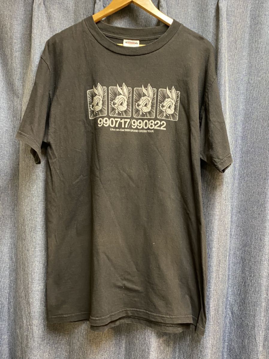 非売品 L'Arc-en-Ciel 1999GRAND CROSS TOUR スタッフ半袖 Tシャツ