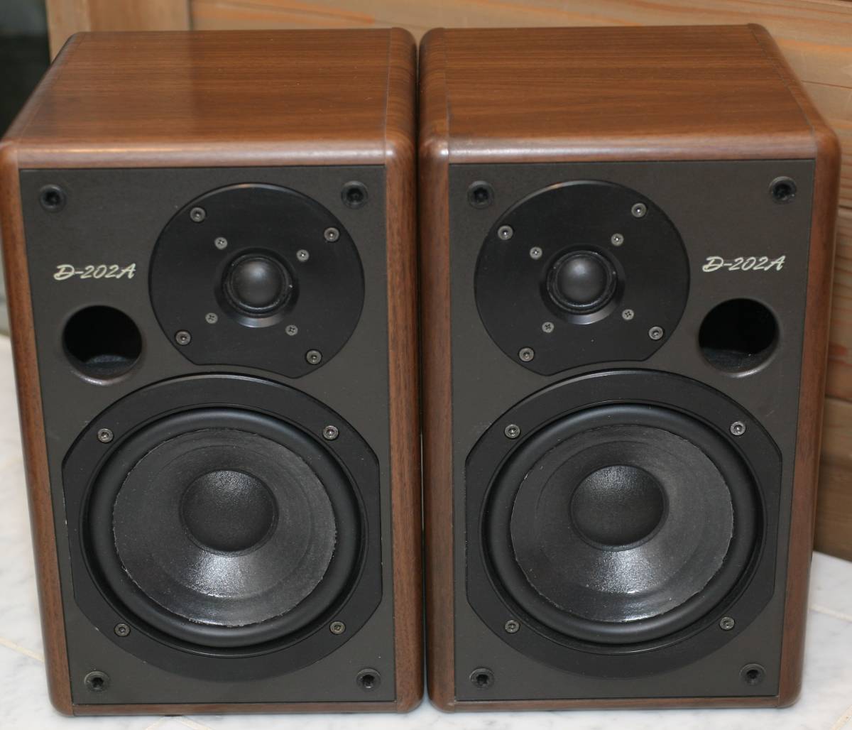 超美品ONKYO D-202AX エッジ良好 ONKYO D-202A エッジ交換済 - LTD ONKYO⁄コンパクトサイズ・スピーカー