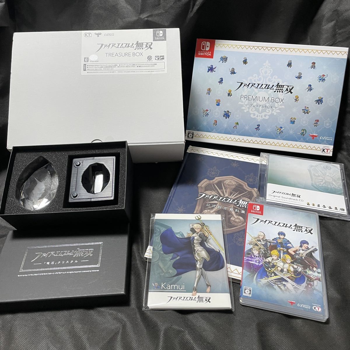 【お得，限定セール】 開封品 Nintendo Switch ファイアーエムブレム無双 限定版 TREASURE BOX トレジャーボックス 竜石 サントラ 資料集 ポストカード(ニンテンドースイッチソフト)｜売買されたオークション情報、yahooの ニンテンドースイッチソフト