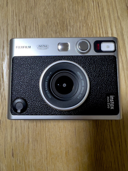 FUJIFILM instax mini Evo チェキ 中古美品(インスタント、ポラロイド 