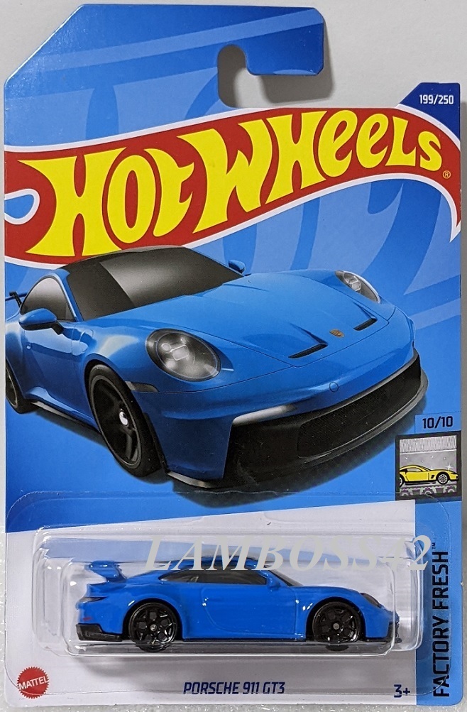 2022 #199-1 ホットウィール Porsche 911 GT3 ポルシェ 911 GT3 Hot 
