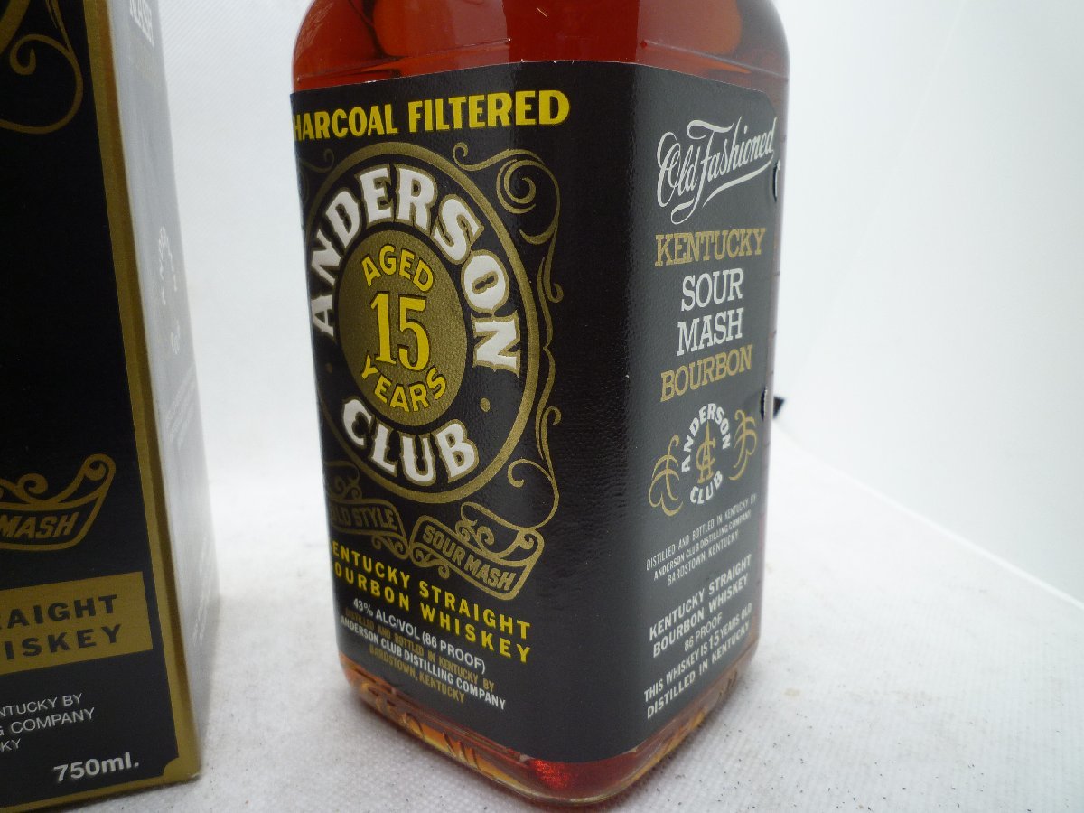 未開栓 古酒】【1000円スタート】ANDERSON CLUB 15年 アンダーソン 