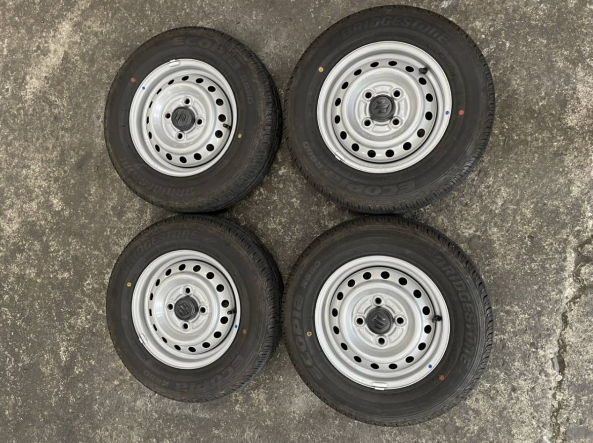 DA17V エブリイ 純正タイヤホイールセット　145/80R12 エブリー スズキ エブリィ EVERY DA17V タイヤ ホイール 4本セット 145/80R12 12