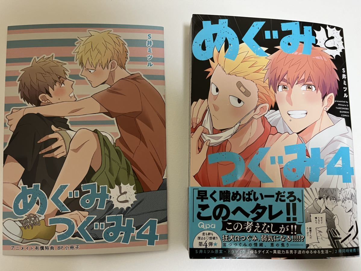 S井ミツル めぐみとつぐみ 4 アニメイト限定セット 8ページ小冊子付 ボーイズラブ 売買されたオークション情報 Yahooの商品情報をアーカイブ公開 オークファン Aucfan Com