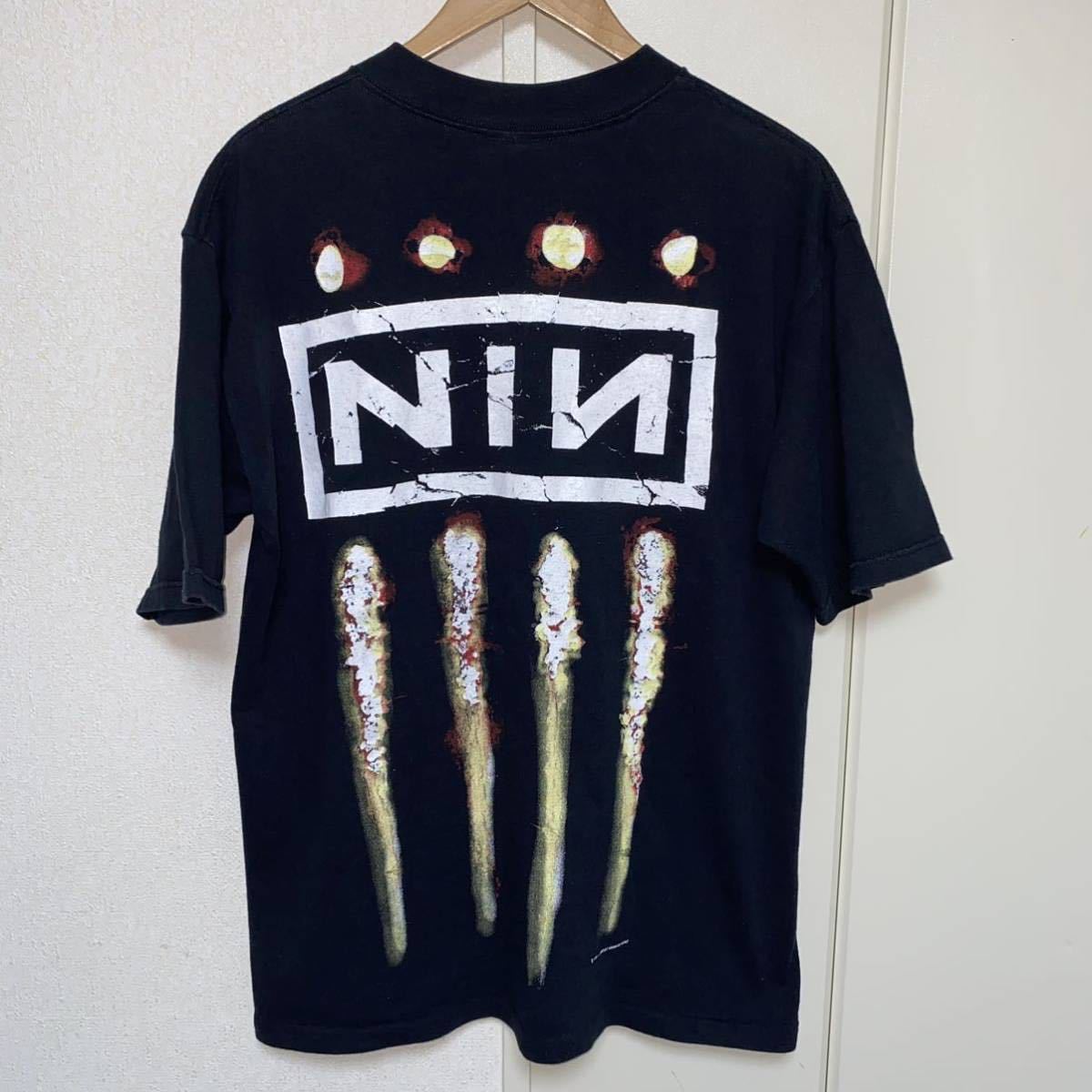  90s vintage nine inch nails Tシャツ L ナインインチ the downward spiral トレントレズナー made in usa(Tシャツ)｜売買されたオークション情報、yahooの商品情報をアーカイブ公開 - オークファン Tシャツ